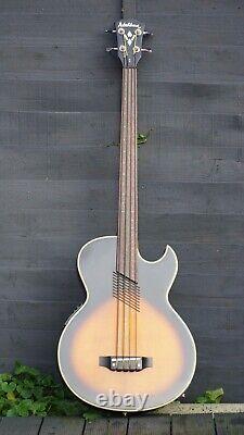 Washburn AB-20 Fretless Electro/Acoustic Bass Guitar withHardcase