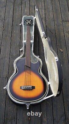 Washburn AB-20 Fretless Electro/Acoustic Bass Guitar withHardcase