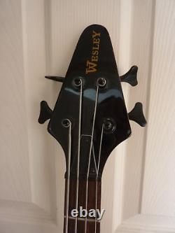 Wesley Flying V Electric 4 String Bass Guitar
