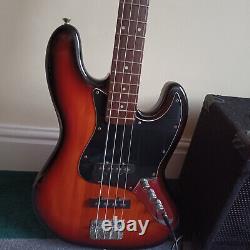 Westfield B4000 Bass Guitar with Fender Rumble Amp
