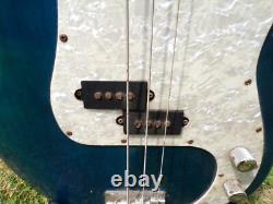 Westfield Electric Bass Guitar 4 String Blue & White