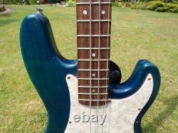 Westfield Electric Bass Guitar 4 String Blue & White