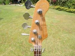 Westfield Electric Bass Guitar 4 String Blue & White