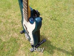 Westfield Electric Bass Guitar 4 String Blue & White