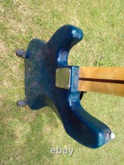Westfield Electric Bass Guitar 4 String Blue & White