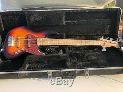 Xotic XJPRO Jazz Electric Bass Guitar 5 String Active with Case NICE