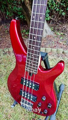 Yamaha Active Bass TRBX304 in Candy Apple Red Metallic 2019