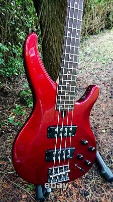 Yamaha Active Bass TRBX304 in Candy Apple Red Metallic 2019