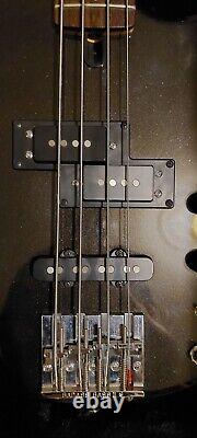 Yamaha BB1100S Bass Guitar 1987 Black Sparkle Excellent Condition