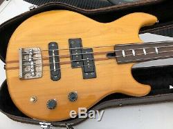 Yamaha BB2000 Broad Bass Fretless Electric Bass Guitar with Hard Shell Case