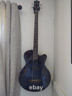 Yamaha BEX 4 semi-acoustic bass in Blueburst