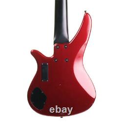 Yamaha RBX375 5 String Active Bass Guitar, Candy Apple Red (PRE-OWNED)