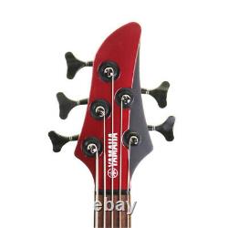 Yamaha RBX375 5 String Active Bass Guitar, Candy Apple Red (PRE-OWNED)