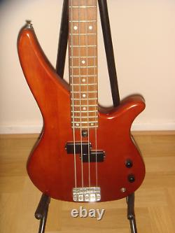 Yamaha RBX 260 Red Natural Wood Bass Electric Guitar & Gig Bag