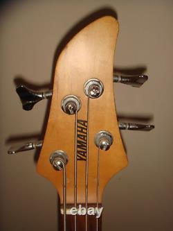 Yamaha RBX 260 Red Natural Wood Bass Electric Guitar & Gig Bag