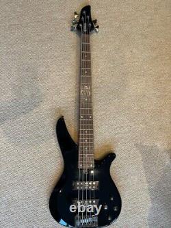 Yamaha RBX 375 5 string bass guitar (black) used in good condition