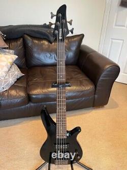 Yamaha RBX 375 5 string bass guitar (black) used in good condition