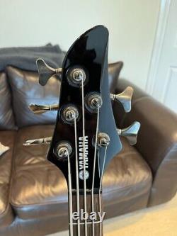 Yamaha RBX 375 5 string bass guitar (black) used in good condition