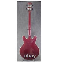 Yamaha SA-70 Red Wine Electric Bass Guitar with Hard Case Shipped from Japan