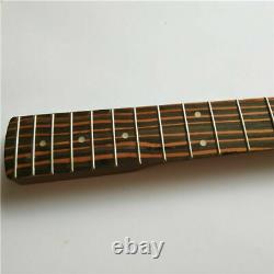 Zebra wood Electric P Bass Guitar Neck Replacement 4 string 20 Fret gloss