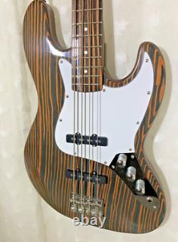 Zebrawood Jazz Bass