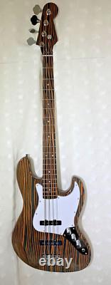 Zebrawood Jazz Bass